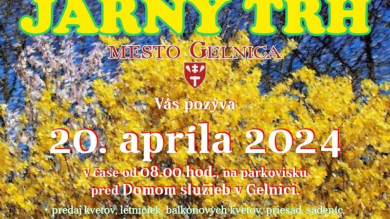 Pozvánka na Jarný trh v meste Gelnica