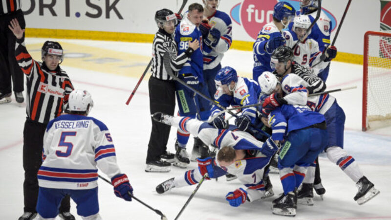 Slovenskej reprezentácii nevyšla generálka na MS v hokeji 2024, v Bratislave podľahli Američanom 2:6