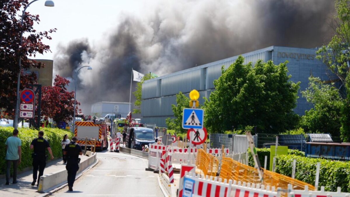 V kanceláriách farmaceutickej firmy Novo Nordisk pri Kodani vypukol rozsiahly požiar