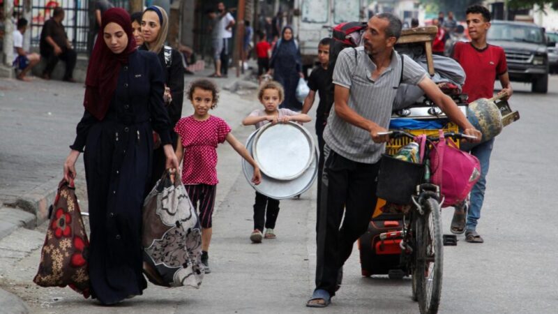 Z Rafahu za tri týždne utieklo asi milión Palestínčanov, hovorí OSN