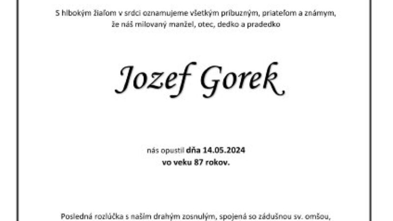 Jozef Gorek