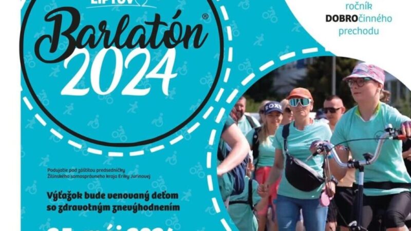 BARLATÓN 2024: 10. ročník dobročinného prechodu v Liptovskom Hrádku