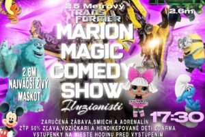 Magic comedy show Marion Vás pozýva na nezabudnuteľné predstavenie!