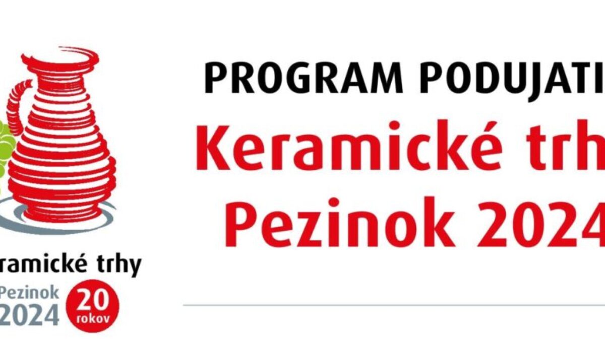 Pozvánka na jubilejný 20. ročník Keramických trhov v Pezinku