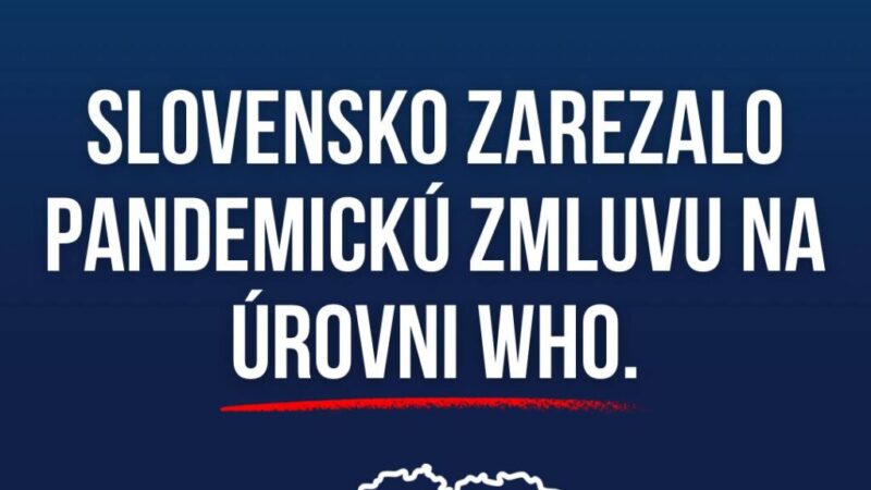 Andrej Danko: Slovensko vďaka poslancovi za SNS Petrovi Koltárovi zarezalo pandemickú zmluvu na úrovni WHO