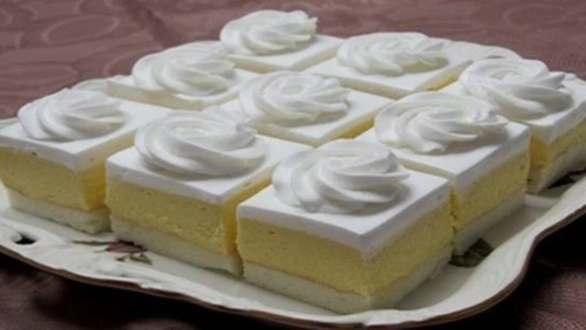 Babičkine vanilkové kocky: Vyzerajú luxusne a tie z cukrárne sa na naň ani z veľkej diaľky nechytajú!