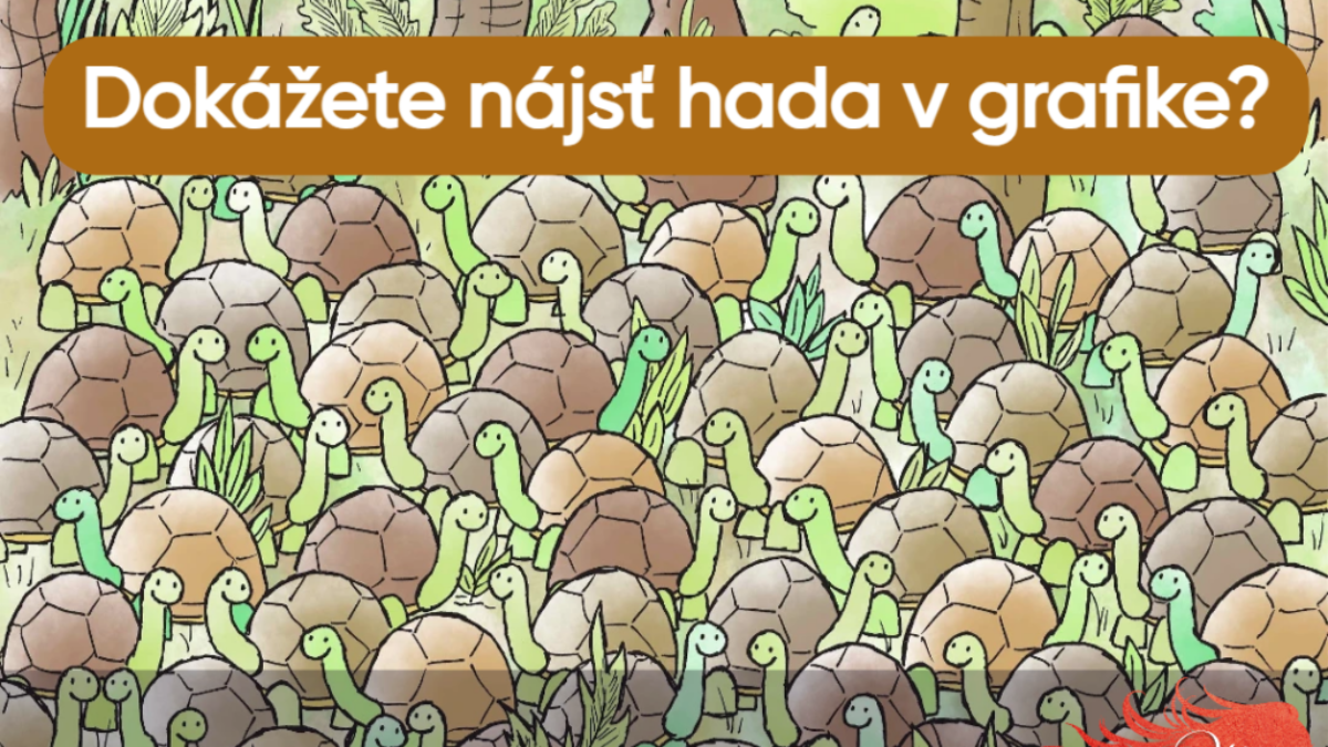 Pozrite sa na obrázok a nájdite hada. Tí najlepší to zvládnu za 30 sekúnd. Koľko času potrebujete?