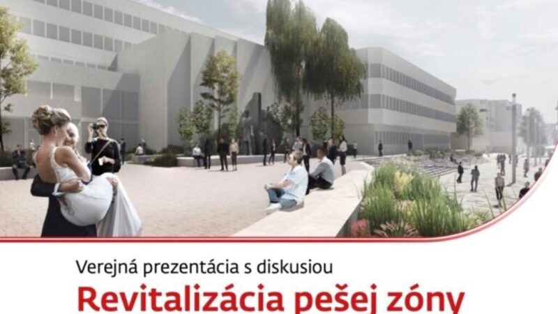 Revitalizácia pešej zóny na Hviezdoslavovej sa začne čoskoro