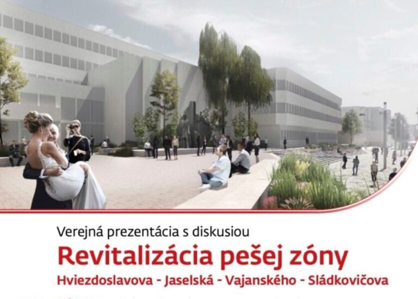 Revitalizácia pešej zóny na Hviezdoslavovej sa začne čoskoro