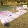 V Brezne na nábreží Hrona čoskoro pribudne nové multifunkčné ihrisko K Park