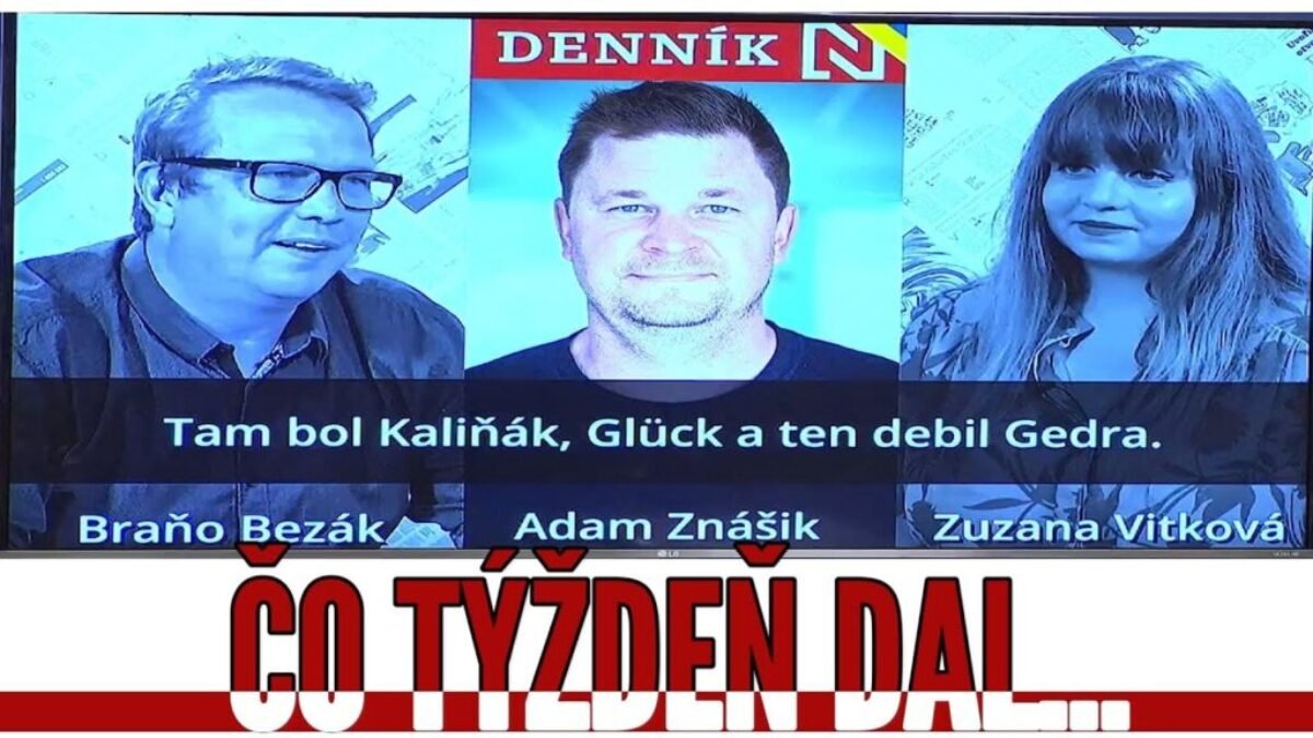 SATIRA PODĽA DENNÍKA N| MAREK  ŠOUN, TVOTV