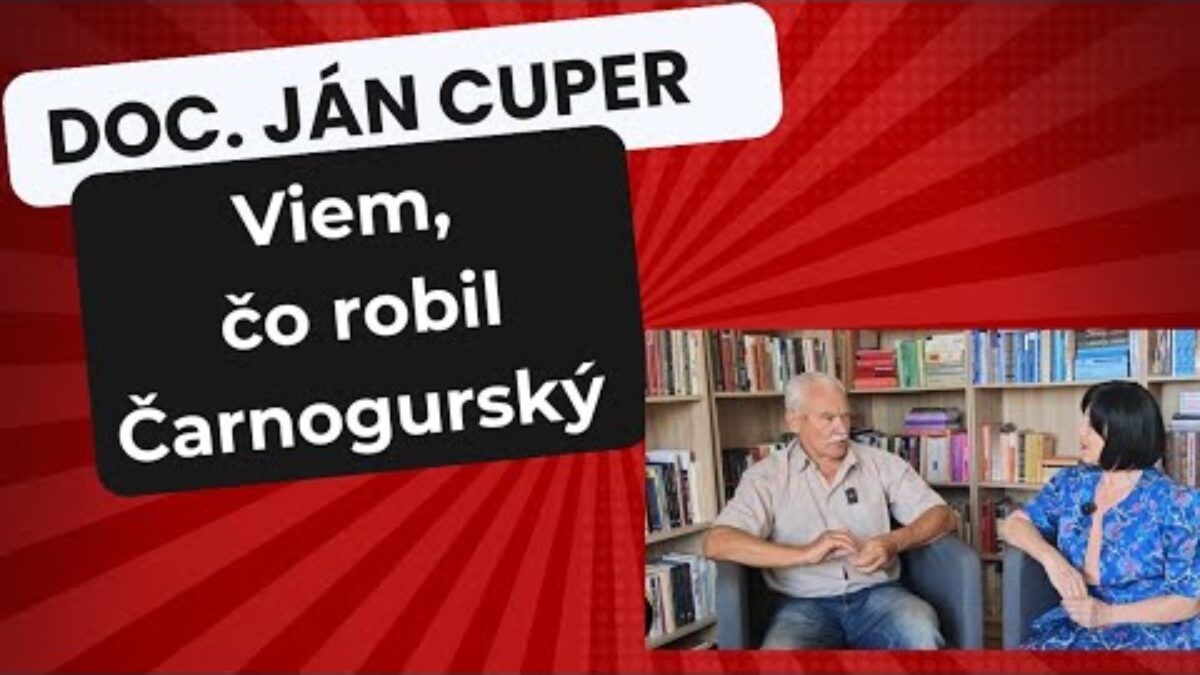 doc. Ján Cuper: Viem, čo v minulosti robil Čarnogurský