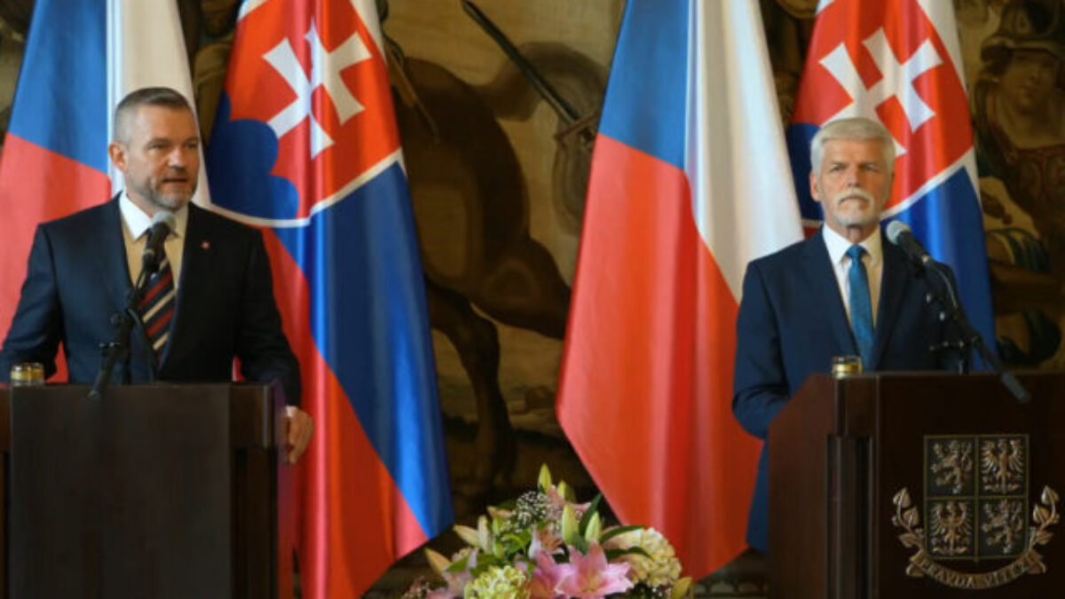 Pellegrini je na svojej prvej zahraničnej ceste, na Pražskom hrade ho prijal český prezident Petr Pavel