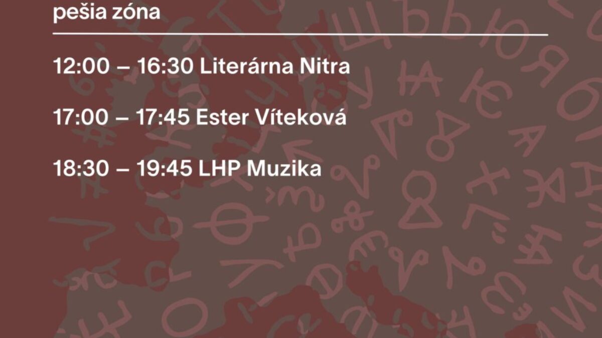 Nitra : NITRA, MILÁ NITRA 2024: PROGRAM NA PEŠEJ ZÓNE A SVÄTOPLUKOVOM NÁMESTÍ

 Nitrianske korzo ožije počas troch dní sprievodnými aktivitami. Na pódiu pred Turist…