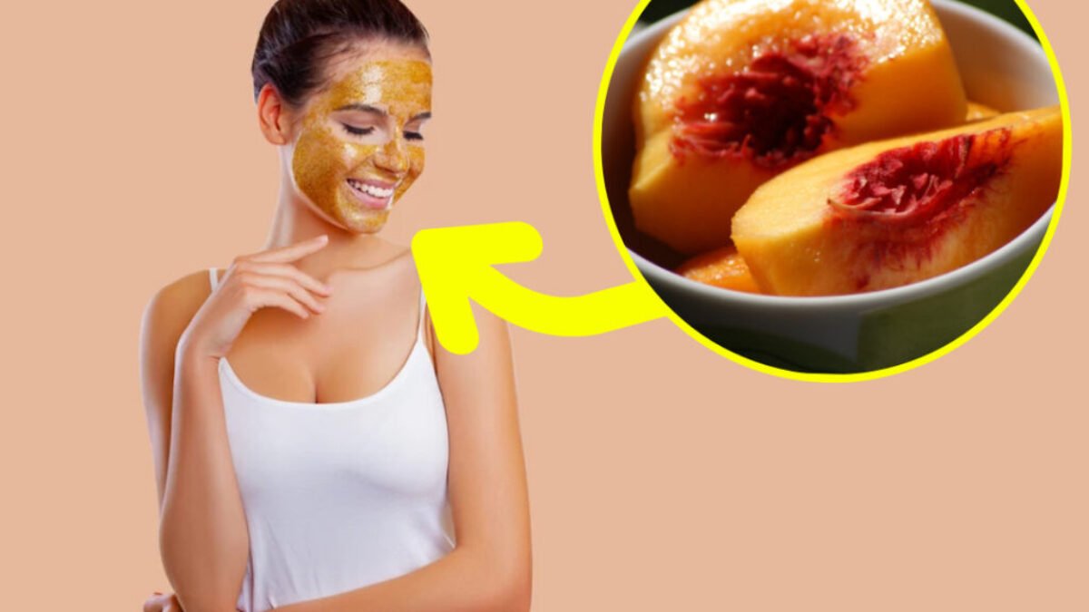 Domáca broskyňová pleťová maska. Osviežuje, čistí a vyhladzuje pokožku