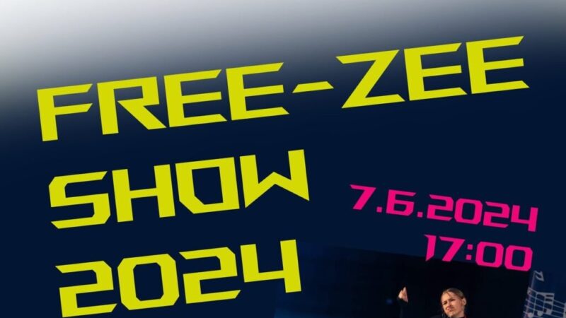 Pozvánka na záverečné vystúpenie žiakov tanečného odboru FREE-ZEE Show 2024 v meste Stará Turá!