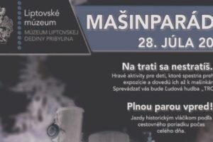 Mesto Liptovský Hrádok vás pozýva na MAŠINPARÁDU