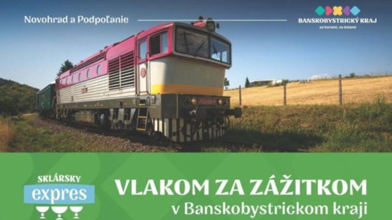 Sklársky expres v Poltári: Zažite jedinečnú jazdu historickým vlakom