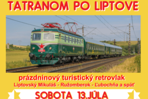 TATRANOM PO LIPTOVE: Kultúrne podujatie pre milovníkov historických vlakov