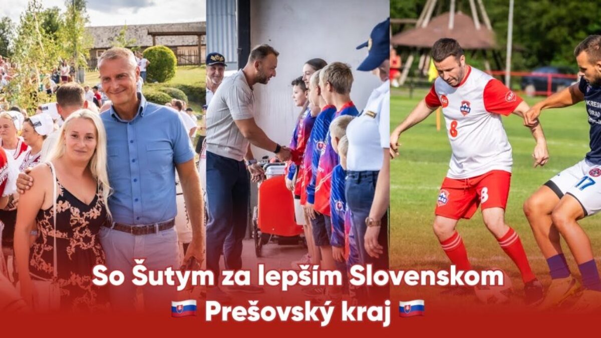 So Šutym za lepším Slovenskom – Prešovský kraj 🇸🇰