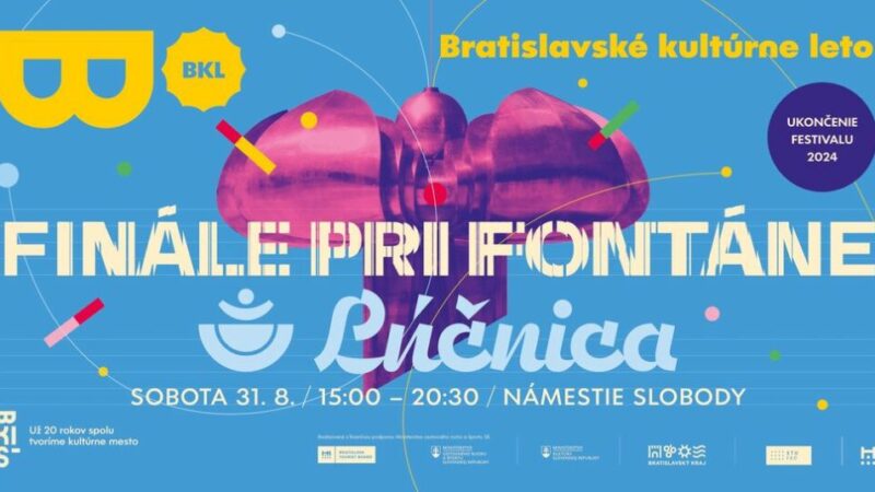 Bratislavské kultúrne leto uzatvorí Finále pri fontáne. Vystúpi Lúčnica i Slovenská filharmónia