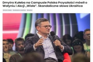 Andrew Korybko: Kuleba prirovnal ukrajinskú genocídu Poliakov k poľskému násilné...