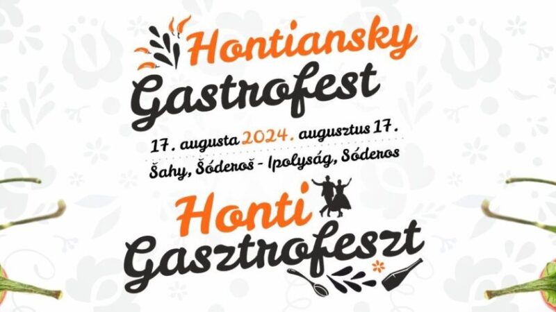 Hontiansky Gastrofest v meste Šahy sa vracia 17. augusta 2024!