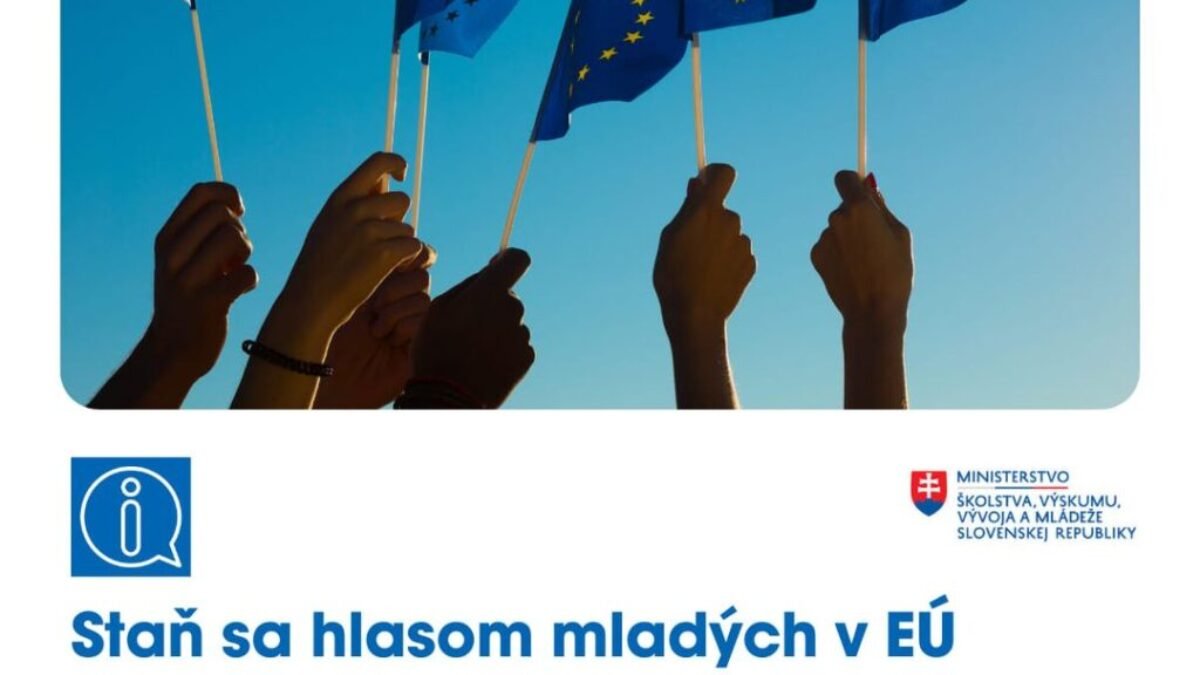 STAŇ SA HLASOM MLADÝCH SLOVÁKOV V EÚ

Program Európsky dialóg s mládežou hľadá 3 delegátky alebo delegátov pre 11. cyklus (január 2025 – jún 2026).  
Máte …