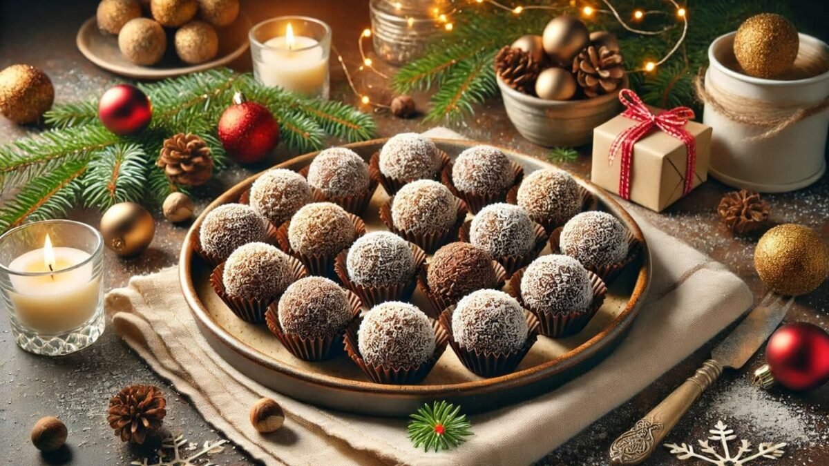 Nepečené rumové guľky s višňou: Lahodný dezert bez pečenia 🍒🍫