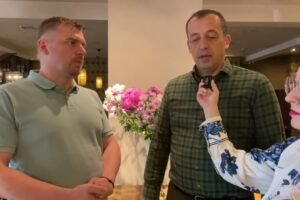 Štátny tajomník MŽP Filip Kuffa a generálny riaditeľ ŠOP Roman Fajth k aktuálnej...