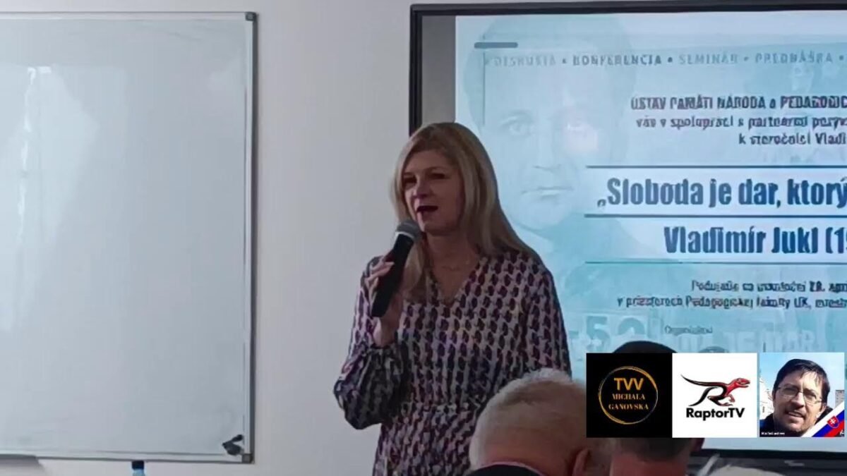 Vedecká konferencia ÚPN a PF UK – Sloboda je dar, ktorý je pre všetkých. Vladimír Jukl