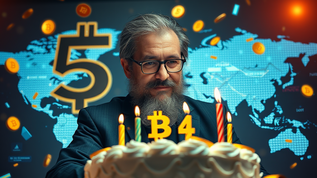 Satoshi Nakamoto oslavuje 50 rokov