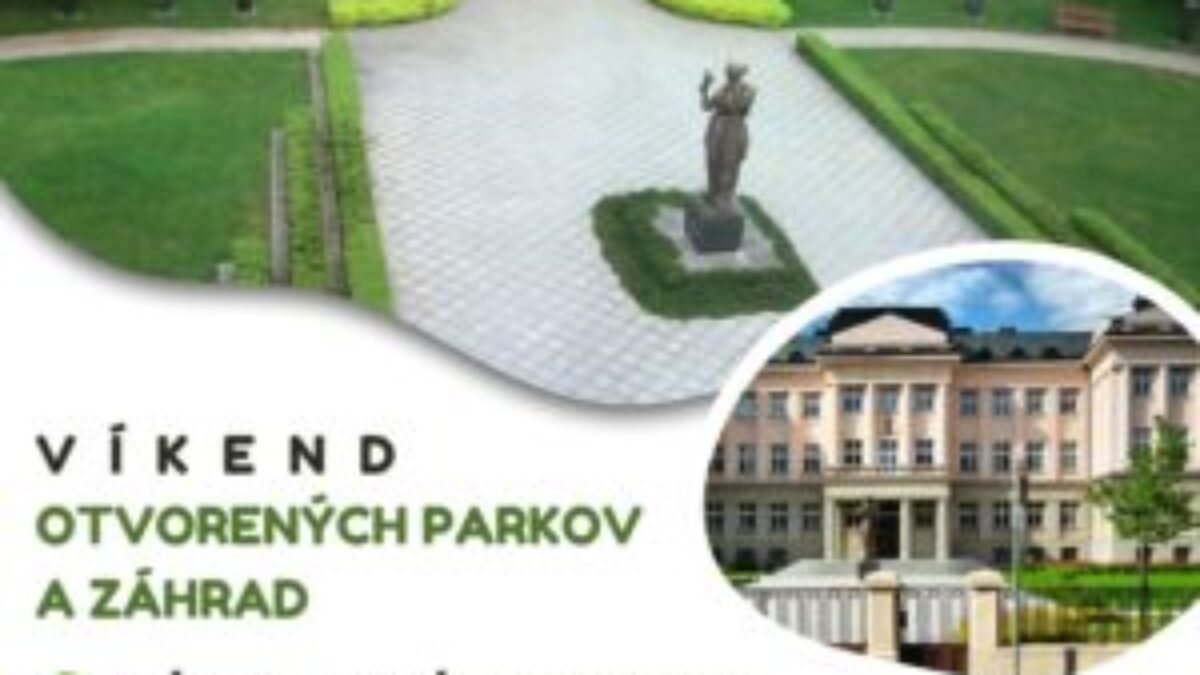 Matica slovenská pozýva na Víkend otvorených parkov a záhrad v Martine v nadviazaní na Medzinárodný deň archívov 2025