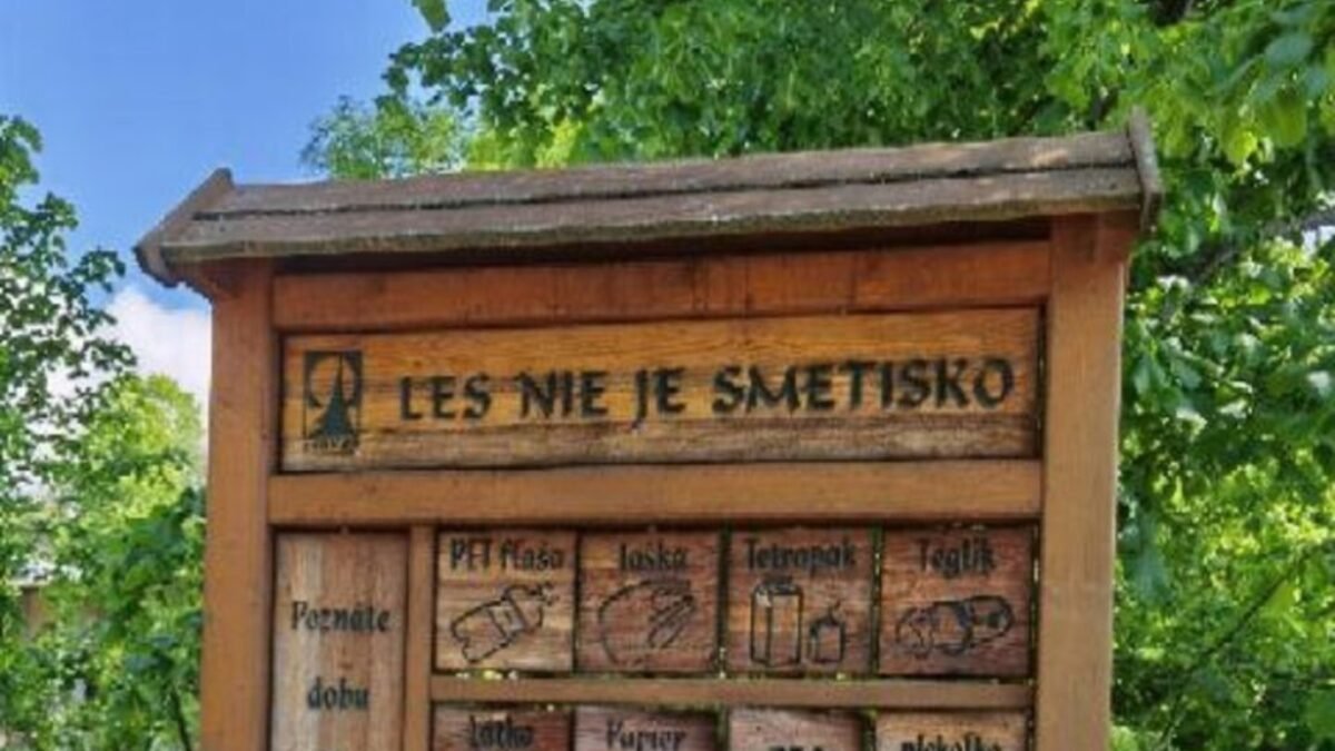 Les nie je smetisko: Upozornenie na rozklad odpadu v prírode