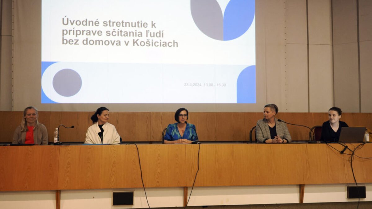 Košice budú jediným slovenským mestom, v ktorom prebehne koordinované európske sčítanie ľudí bez domova