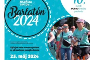 BARLATÓN 2024: 10. ročník dobročinného prechodu v Liptovskom Hrádku