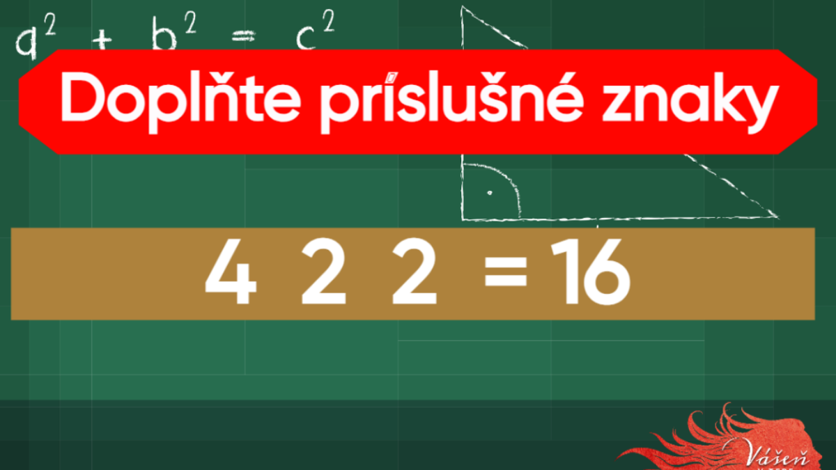 Jednoduchý IQ test: Ukážte logické myslenie. Vložte príslušné znaky