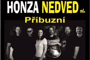 Koncert Honzy Nedvěda mladšieho a jeho Príbuzných v meste Rajec