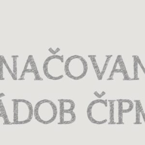 Oznámenie o čipovaní ulíc Sládkovičova a Trnavská cesta v Leopoldove
