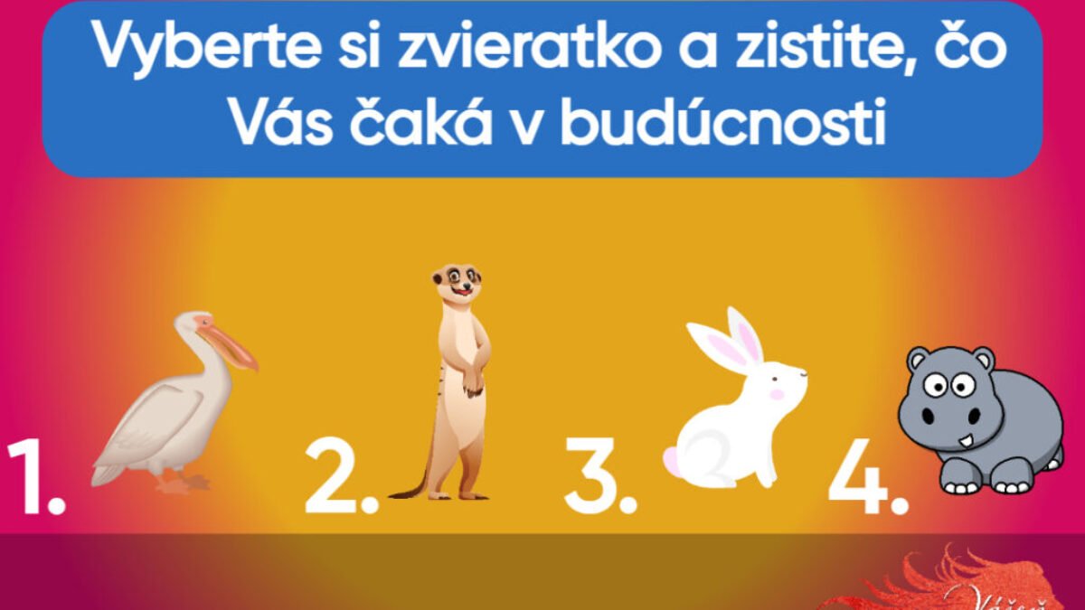 Psychotest: Vyberte si zviera a zistite, čo vás čaká v blízkej budúcnosti