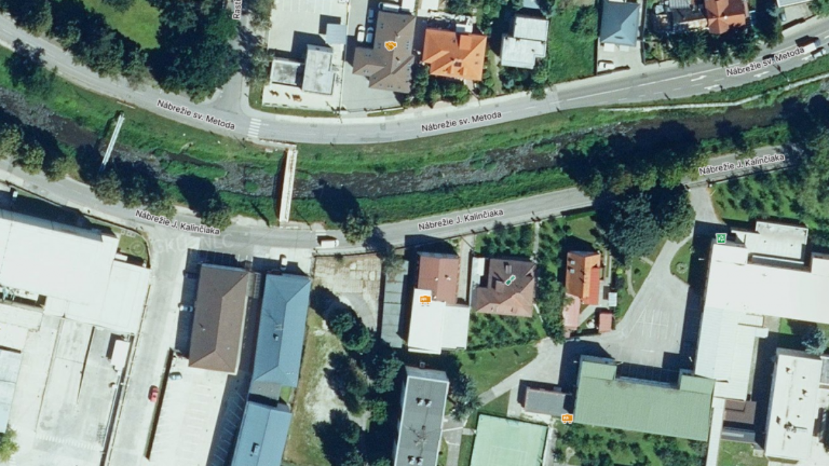 Rekonštrukcia lávok na Nábreží sv. Cyrila v Prievidzi