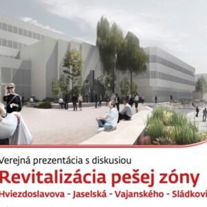 Revitalizácia pešej zóny na Hviezdoslavovej sa začne čoskoro