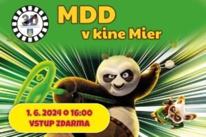 MDD v kine Mier v Trstenej: Pozvánka na Kung Fu Pandu 4