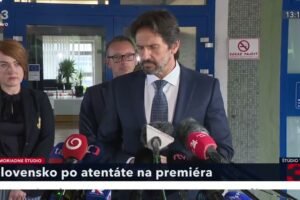 Vyhlásenie ministra obrany a podpredsedu vlády SR R. Kaliňáka o zdravotnom stave...