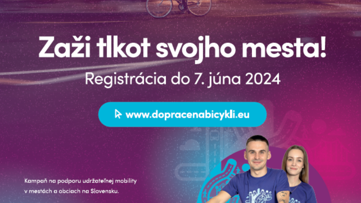Žilina sa zapája do súťaže Do práce na bicykli aj tento rok