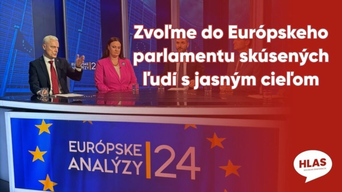 Zvoľme do Európskeho parlamentu skúsených ľudí s jasným cieľom 🇸🇰🇪🇺