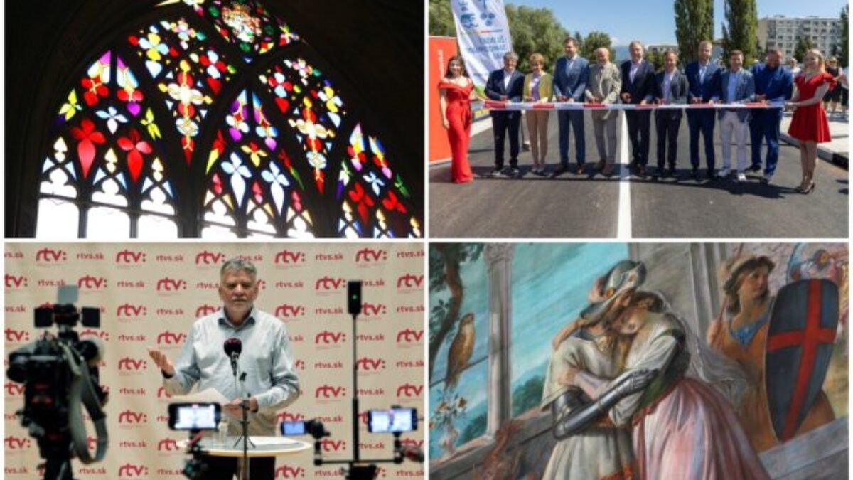Top foto dňa (25. jún 2024): Rekonštrukcia kaštieľa v Rusovciach, pôsobenie Machaja v RTVS aj otvorenie nového Vrbického mosta