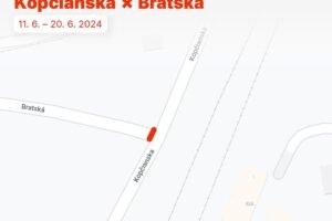 Bratislava: Od 11.6. približne do 20.6.2024 budeme opravovať nerovnosť na vozovk...