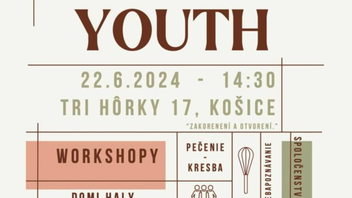 Košice: PRÍĎTE NA DRUHÝ ROČNÍK PODUJATIA SUMMERDAY YOUTH PRE MLADÝCH 

Na podujatí sa všetci mladí nadšenci stretávajú na jednom mieste, aby zažili nezabudnuteľné c…