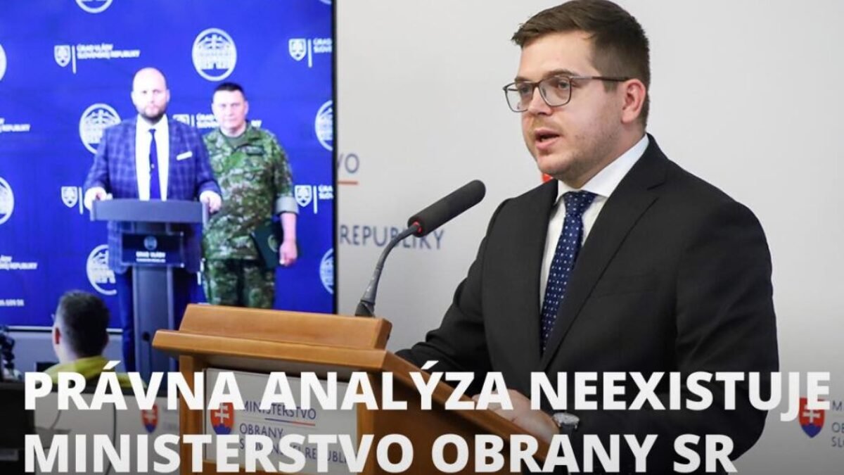 EXMINISTER NAĎ USVEDČENÝ Z KLAMSTVA PRÁVNA ANALÝZA NEEXISTUJE

Na tlačovej konferencii Igor Melicher – Štátny tajomník Ministerstva obrany SR predostrel ver…